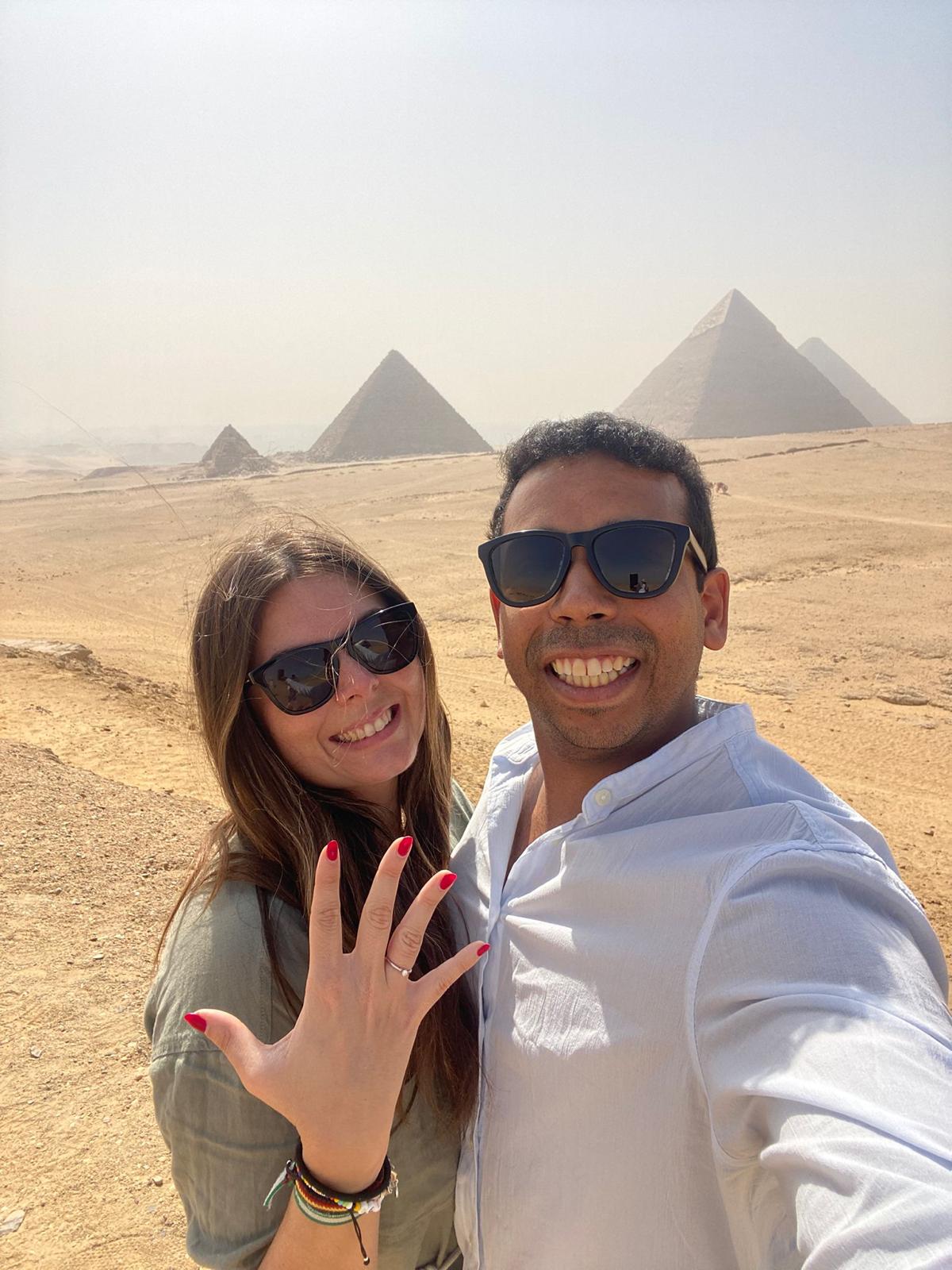 Alex y Marina en Egipto