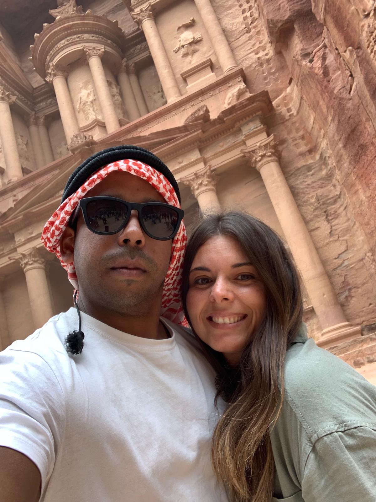 Alex y Marina en Petra